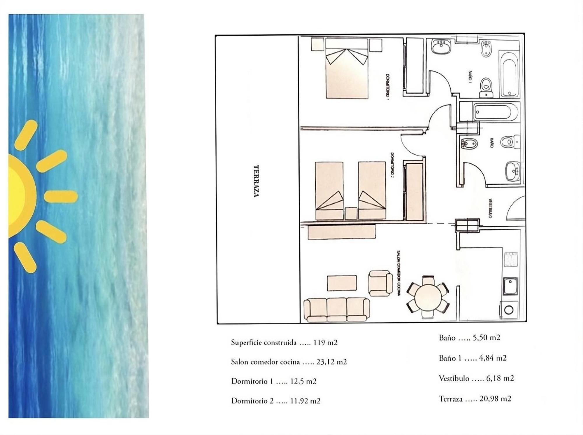Apolo 16 Impresionantes Vistas Piso 14 Sobre El Mar. Top. 칼페 외부 사진